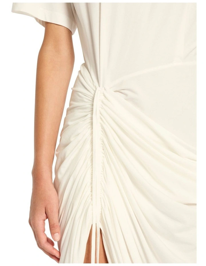 High Beam Tee Dress in Bright White image 3