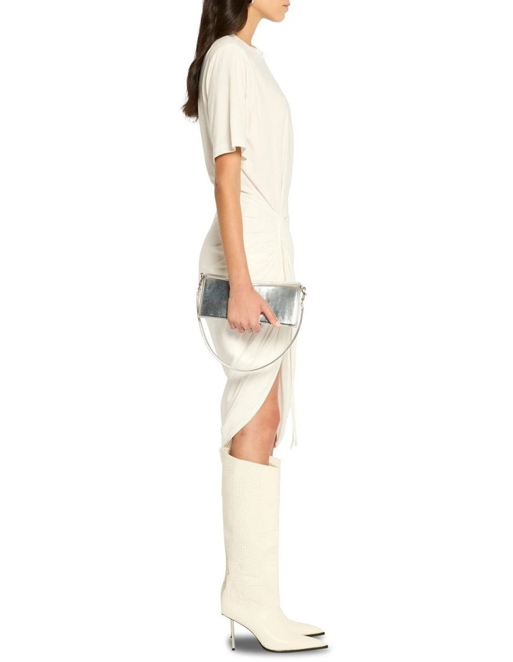 High Beam Tee Dress in Bright White image 4