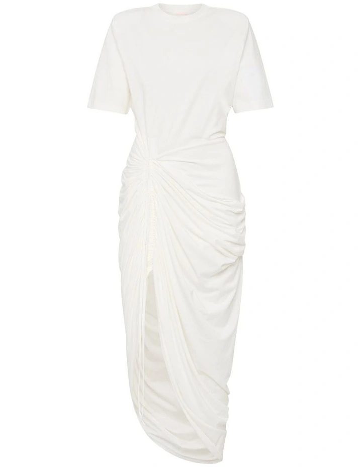 High Beam Tee Dress in Bright White image 5