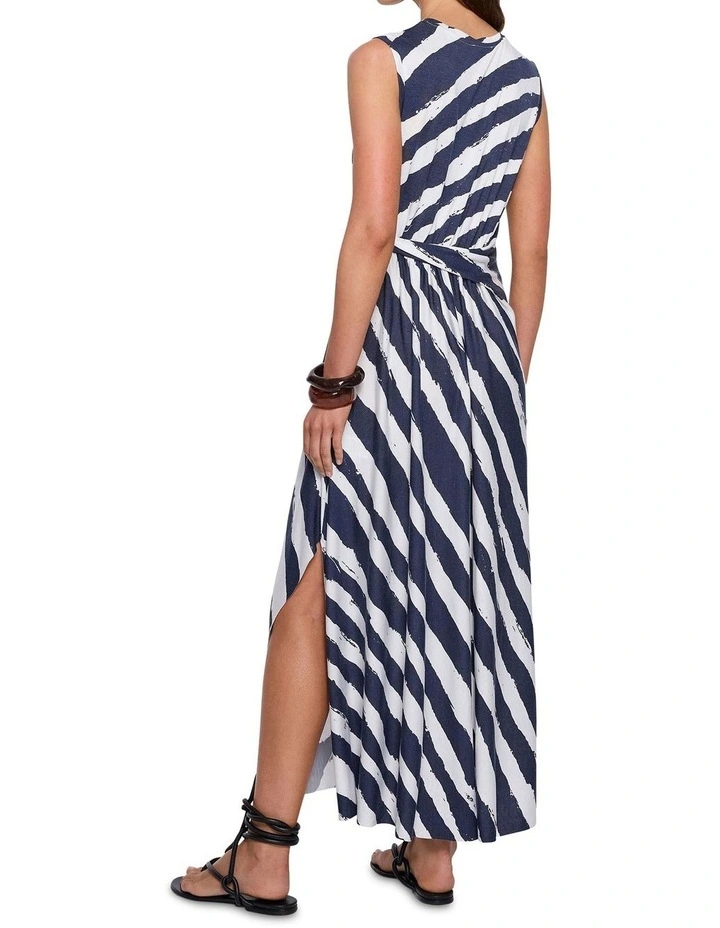 Soul Tee Dress in Stripe image 3