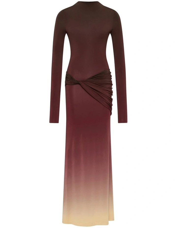 Life Form Jersey Maxi Dress in Cherry image 5