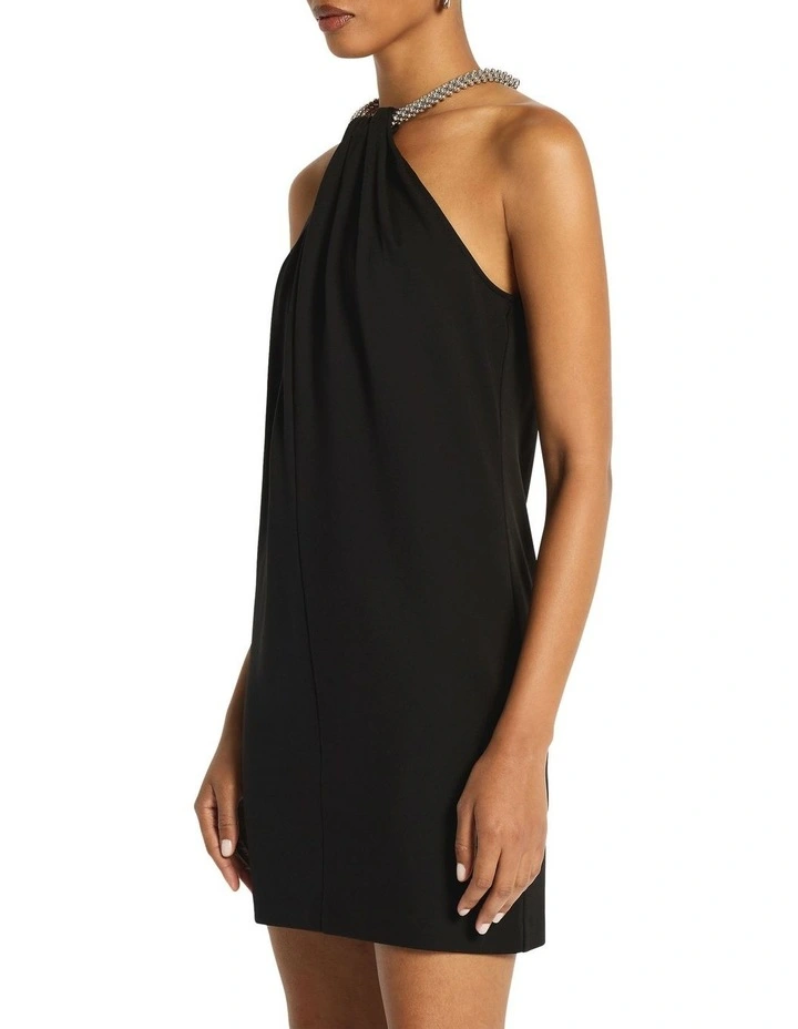 Monroe Mini Dress in Black image 2