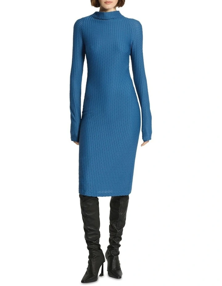 Atto Midi Dress in Blue image 1