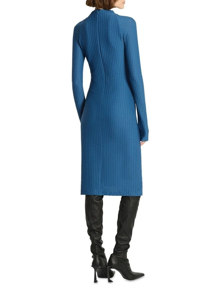 Atto Midi Dress in Blue image 2