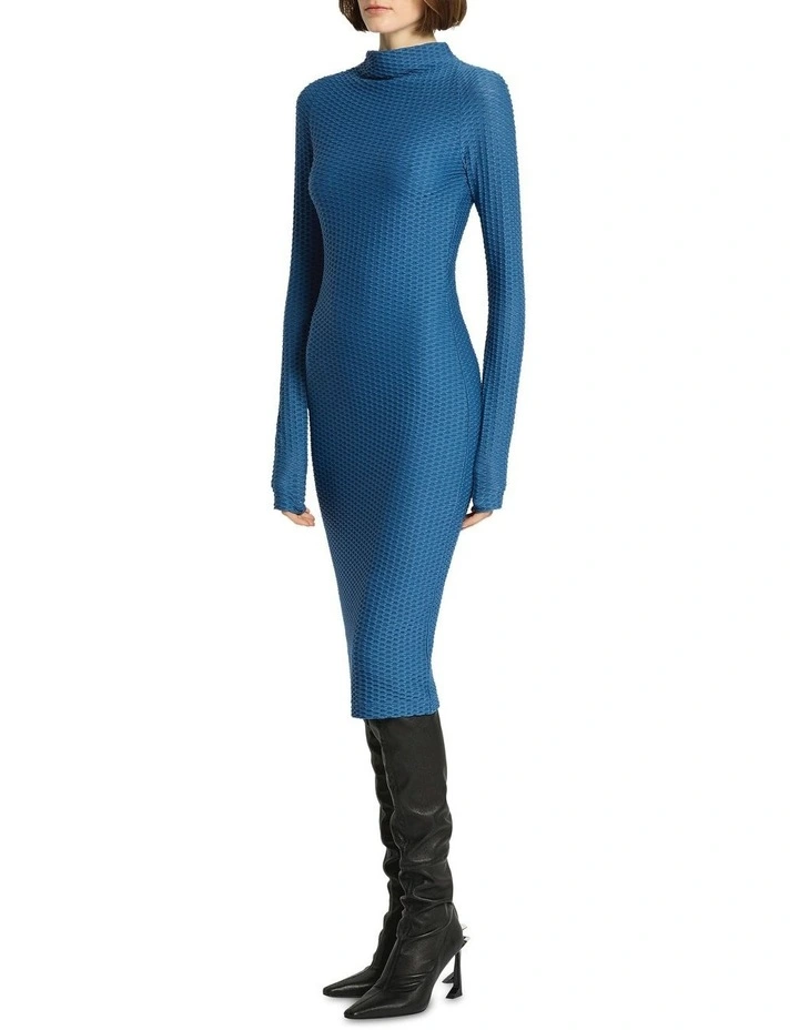 Atto Midi Dress in Blue image 3
