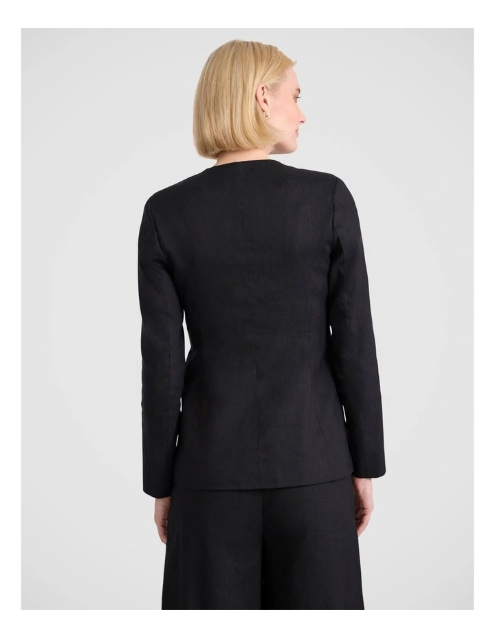 Della Jacket in Black image 4