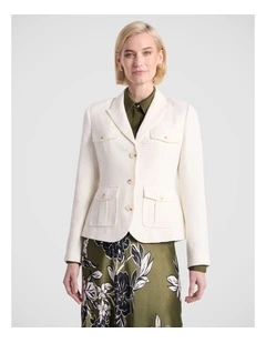 Theodora Jacket in Ivory