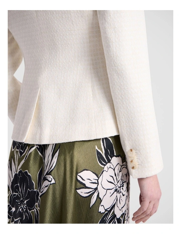 Theodora Jacket in Ivory image 4