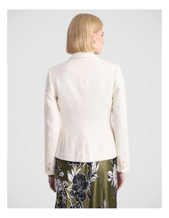 Theodora Jacket in Ivory image 5