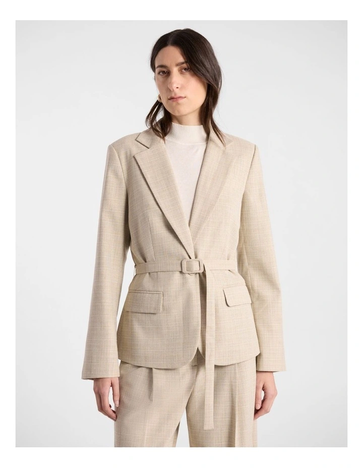 Harrison Blazer in Oatmeal image 1