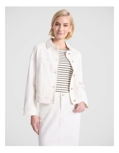Esme Denim Jacket in White