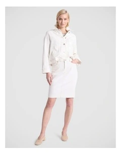 Esme Denim Jacket in White