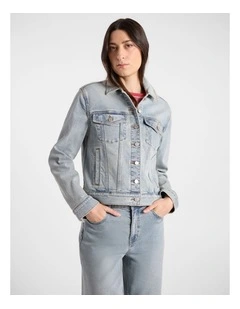 Quinnie Denim Jacket in Light Wash