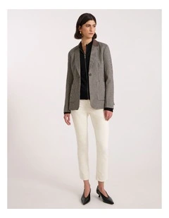 Whitney Jacket in Espresso Check