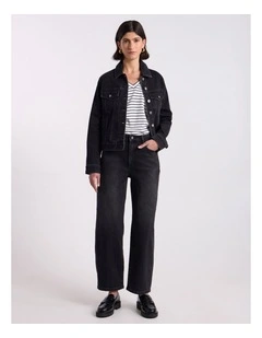 Aspen Denim Jacket in Washed Black