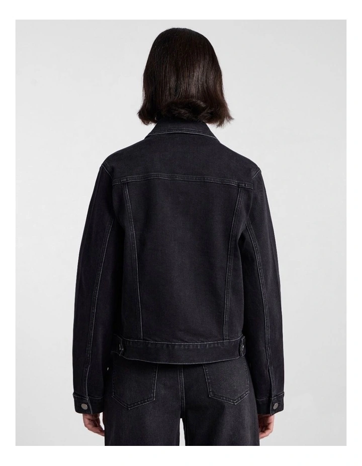 Aspen Denim Jacket in Washed Black image 3