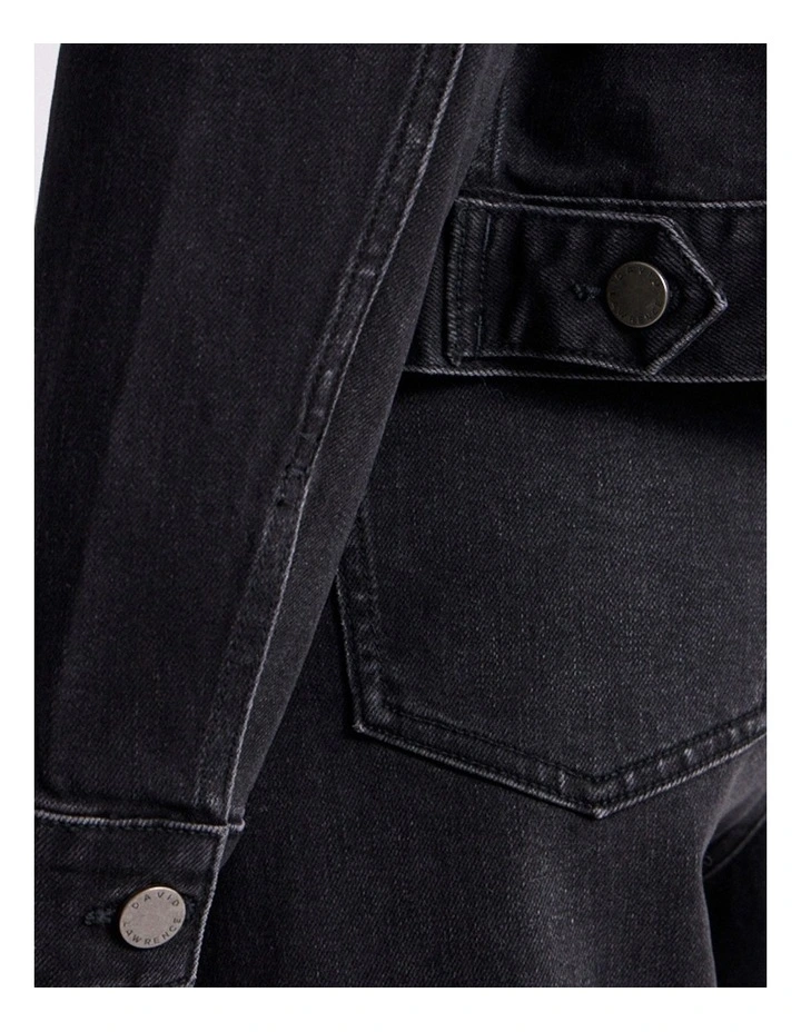 Aspen Denim Jacket in Washed Black image 4