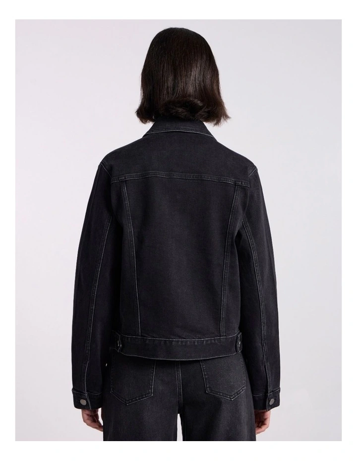 Aspen Denim Jacket in Washed Black image 5