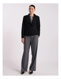 Katrina Felted Wool Jacket in Black