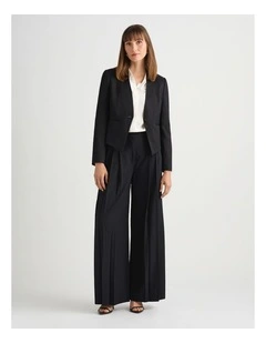 Liliosa Linen Blend Jacket in Black