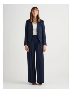 Liliosa Linen Blend Jacket in Ink