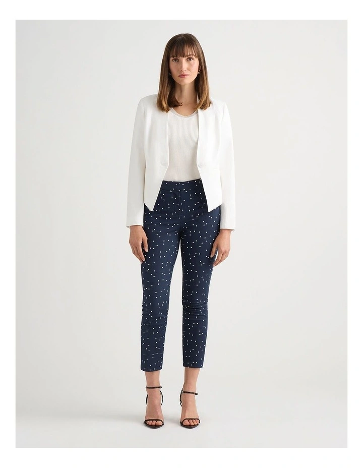 Liliosa Linen Blend Jacket in Ivory image 1