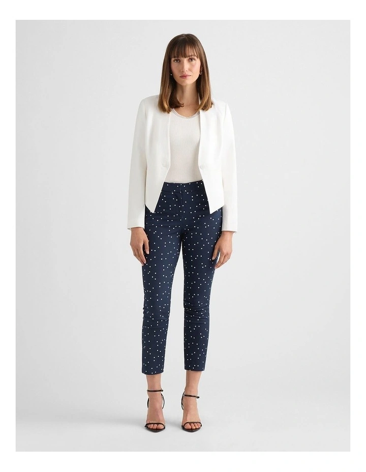 Liliosa Linen Blend Jacket in Ivory image 2