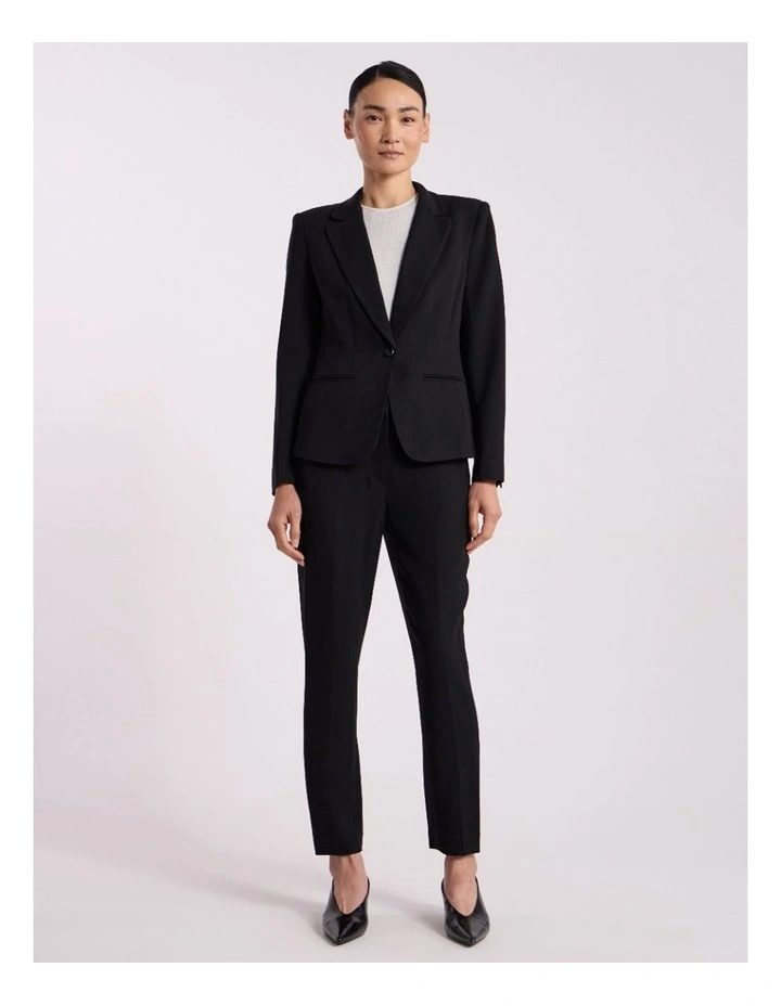 Edna Suit Blazer in Black image 1