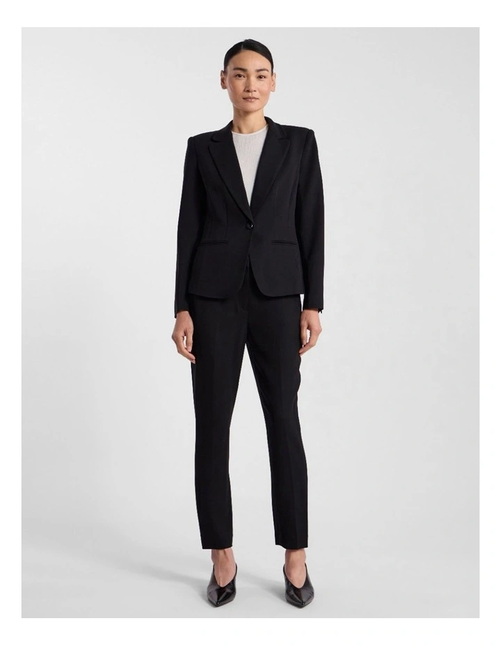 Edna Suit Blazer in Black image 2