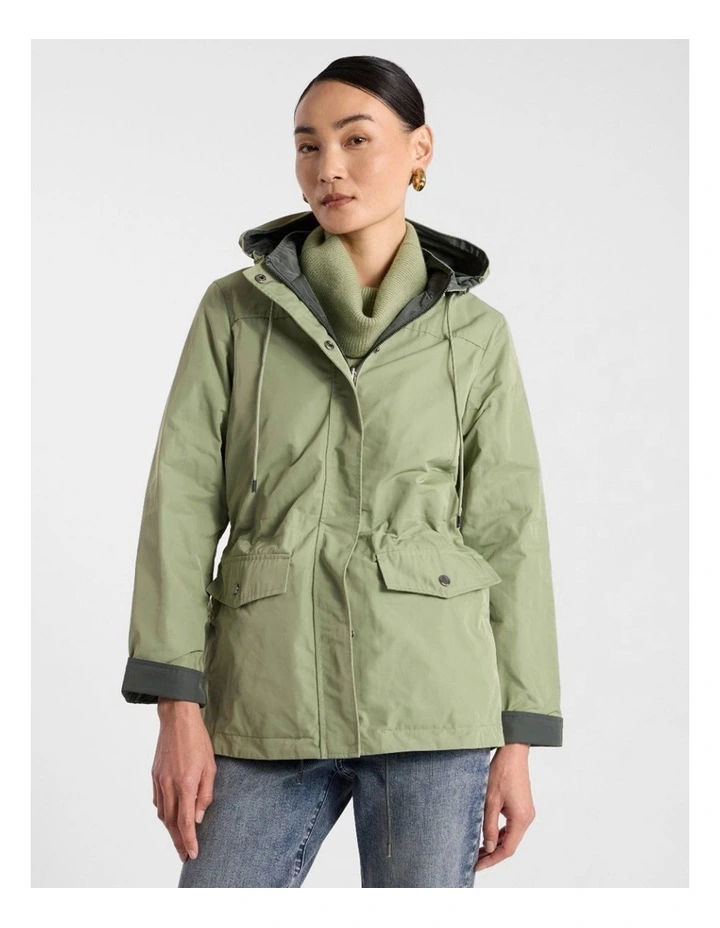 Camryn Reversible Anorak in Mojito Green/Nori Green image 1