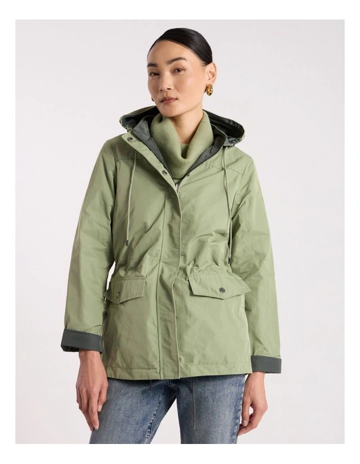 Camryn Reversible Anorak in Mojito Green/Nori Green image 2