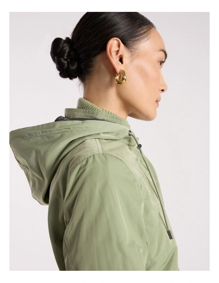 Camryn Reversible Anorak in Mojito Green/Nori Green image 3