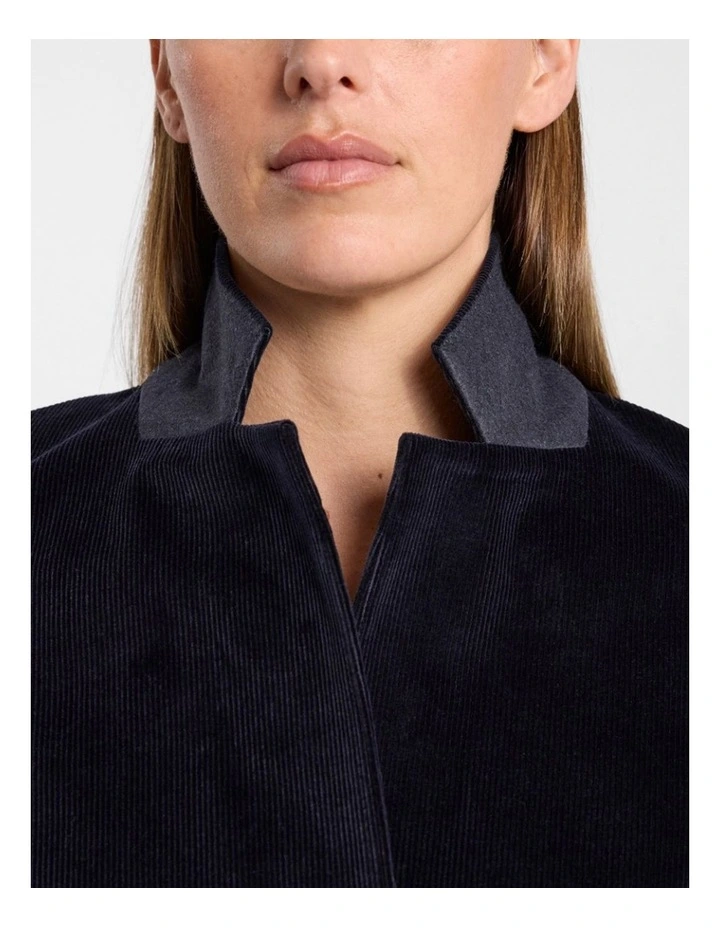Iiona Corduroy Blazer in Navy image 2