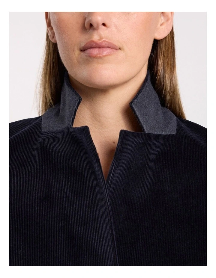 Iiona Corduroy Blazer in Navy image 2