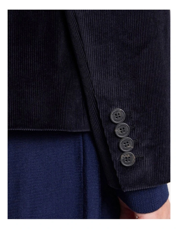 Iiona Corduroy Blazer in Navy image 3