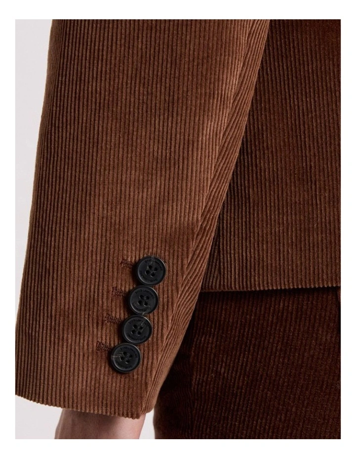 Iiona Corduroy Blazer in Nutmeg image 3