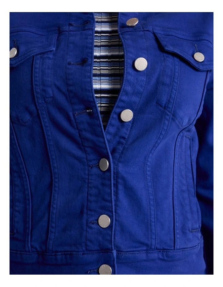 Aspen Denim Jacket in Ocean Blue image 3
