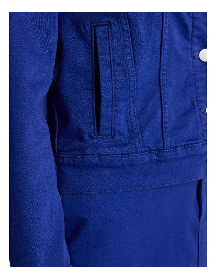 Aspen Denim Jacket in Ocean Blue image 4