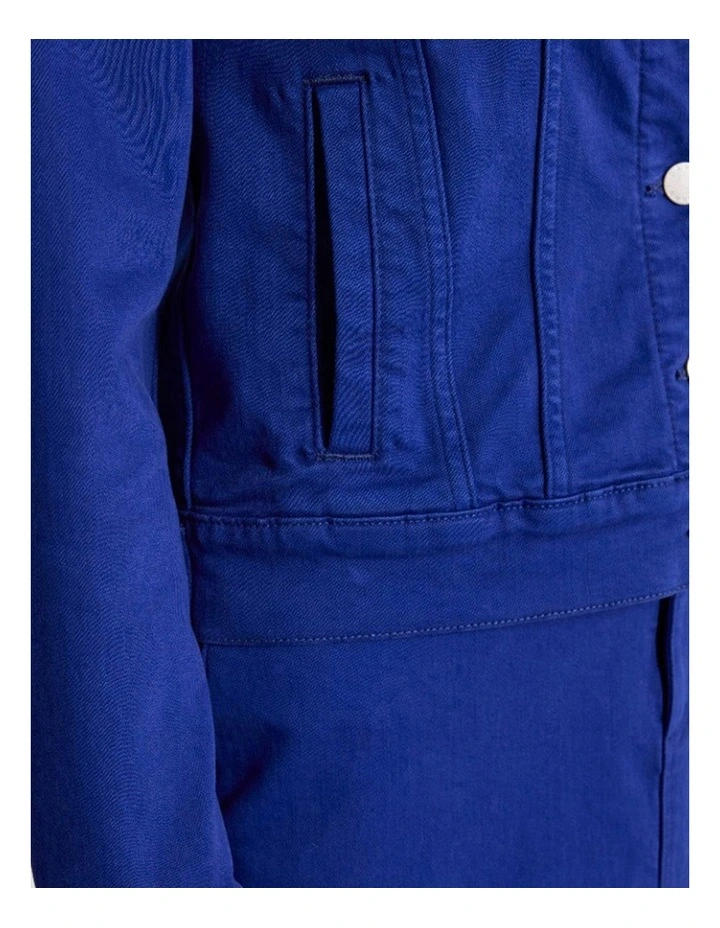 Aspen Denim Jacket in Ocean Blue image 5