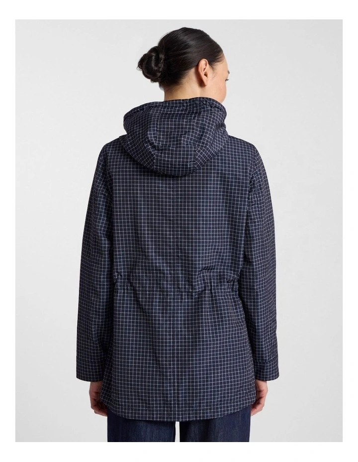 Camryn Reversible Anorak in Navy Check image 4