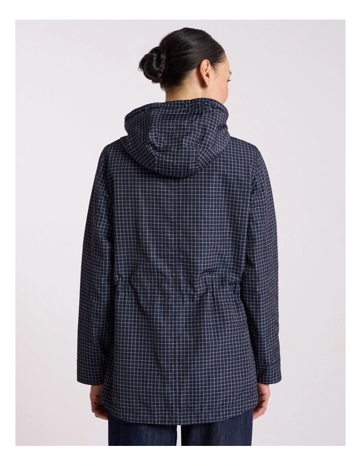 Camryn Reversible Anorak in Navy Check image 6