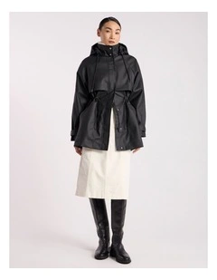 Lima Pvc Windbreaker in Black