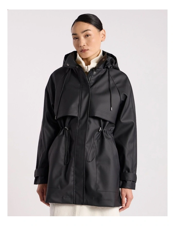 Lima Pvc Windbreaker in Black image 2