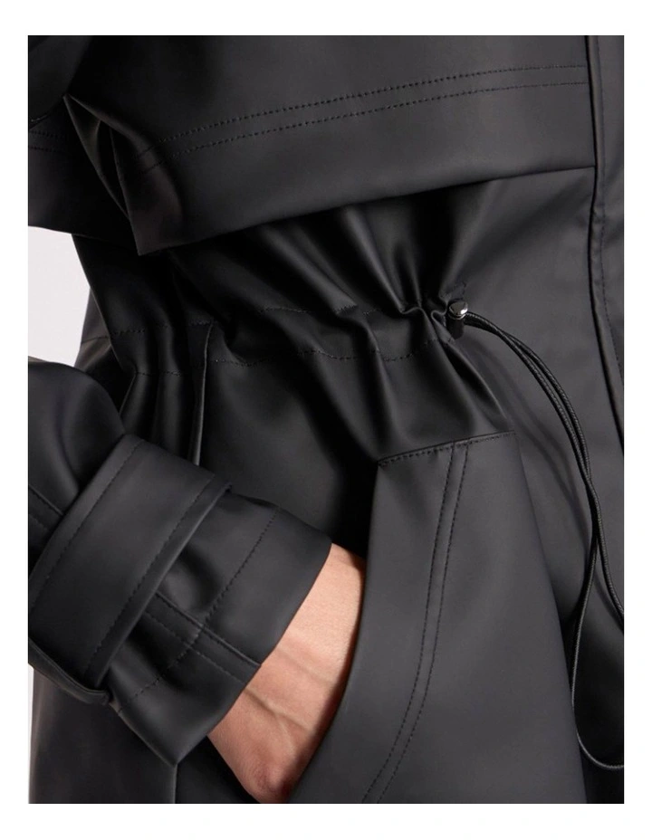 Lima Pvc Windbreaker in Black image 4
