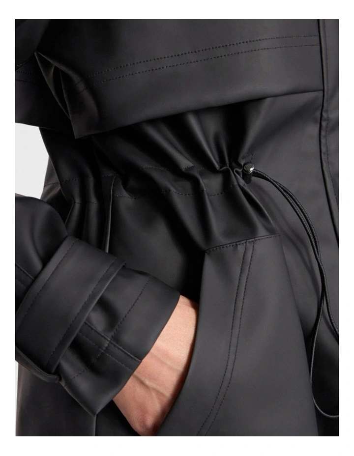 Lima Pvc Windbreaker in Black image 5