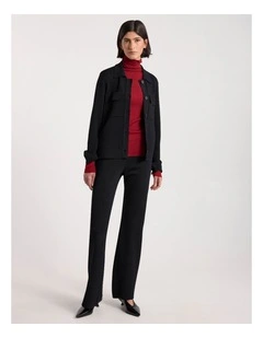 Laila Milano Knit Jacket in Black