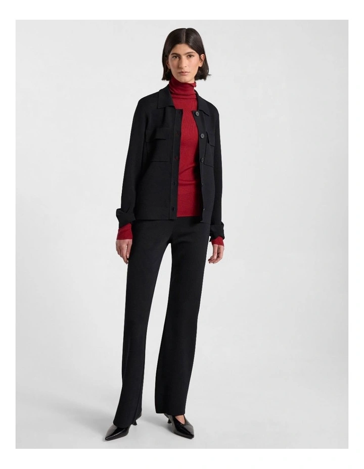 Laila Milano Knit Jacket in Black image 2