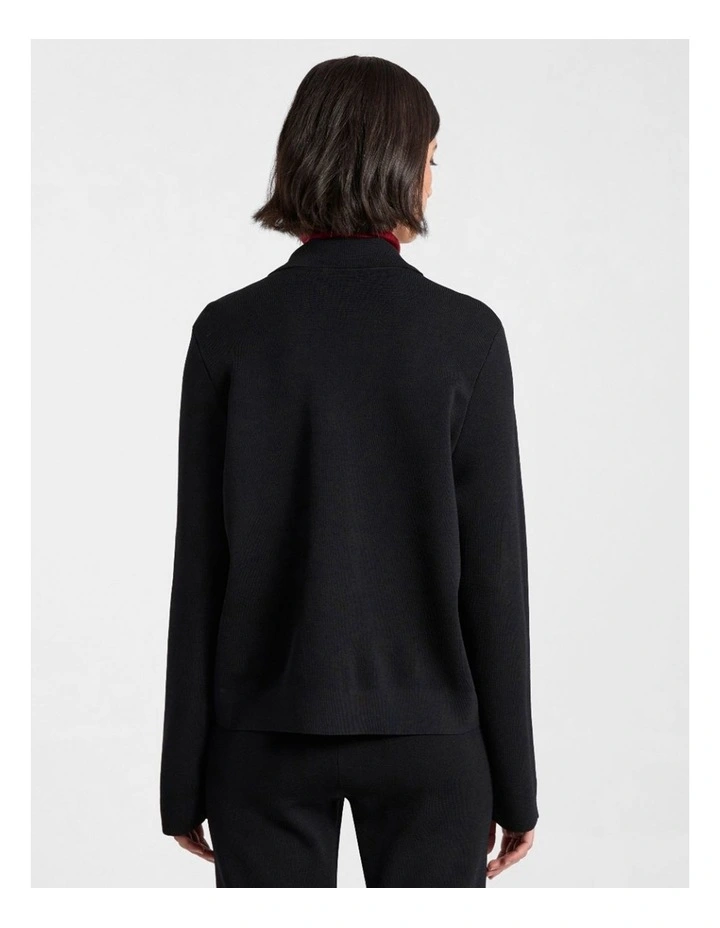 Laila Milano Knit Jacket in Black image 3
