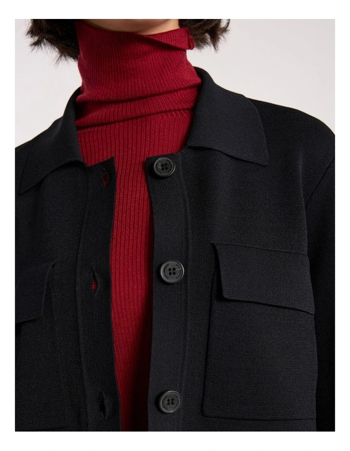Laila Milano Knit Jacket in Black image 3