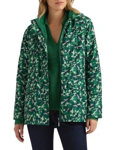 Camryn Reversible Anorak in Green Multi